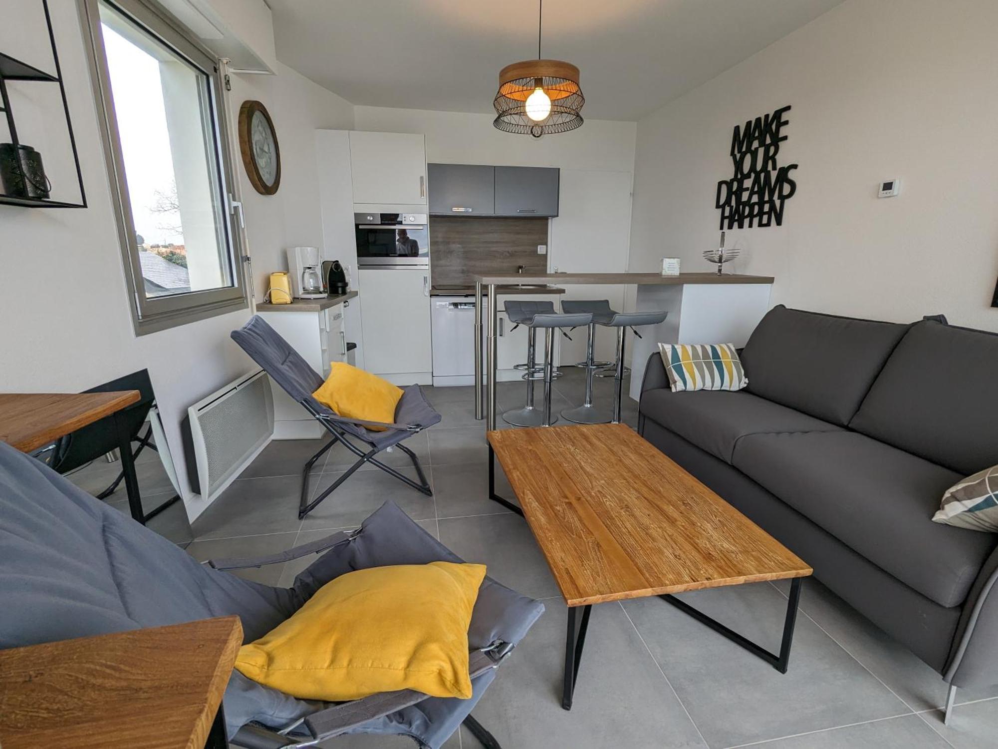 St Gilles Appartement Face Mer Сент-Илер-де-Рье Экстерьер фото